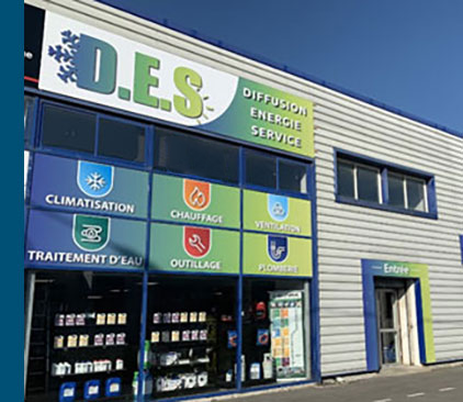 Diffusion énergie service | Distribution de metériel génie climatique