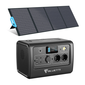 image groupe électrogène solaire + panneau solaire 200 W