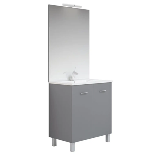 Meuble Complet Ny Hydro 70 Cm Anthracite Ayor - 401511190