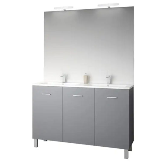 Meuble Complet Ny Hydro 120 Cm Anthracit Ayor - 401511192